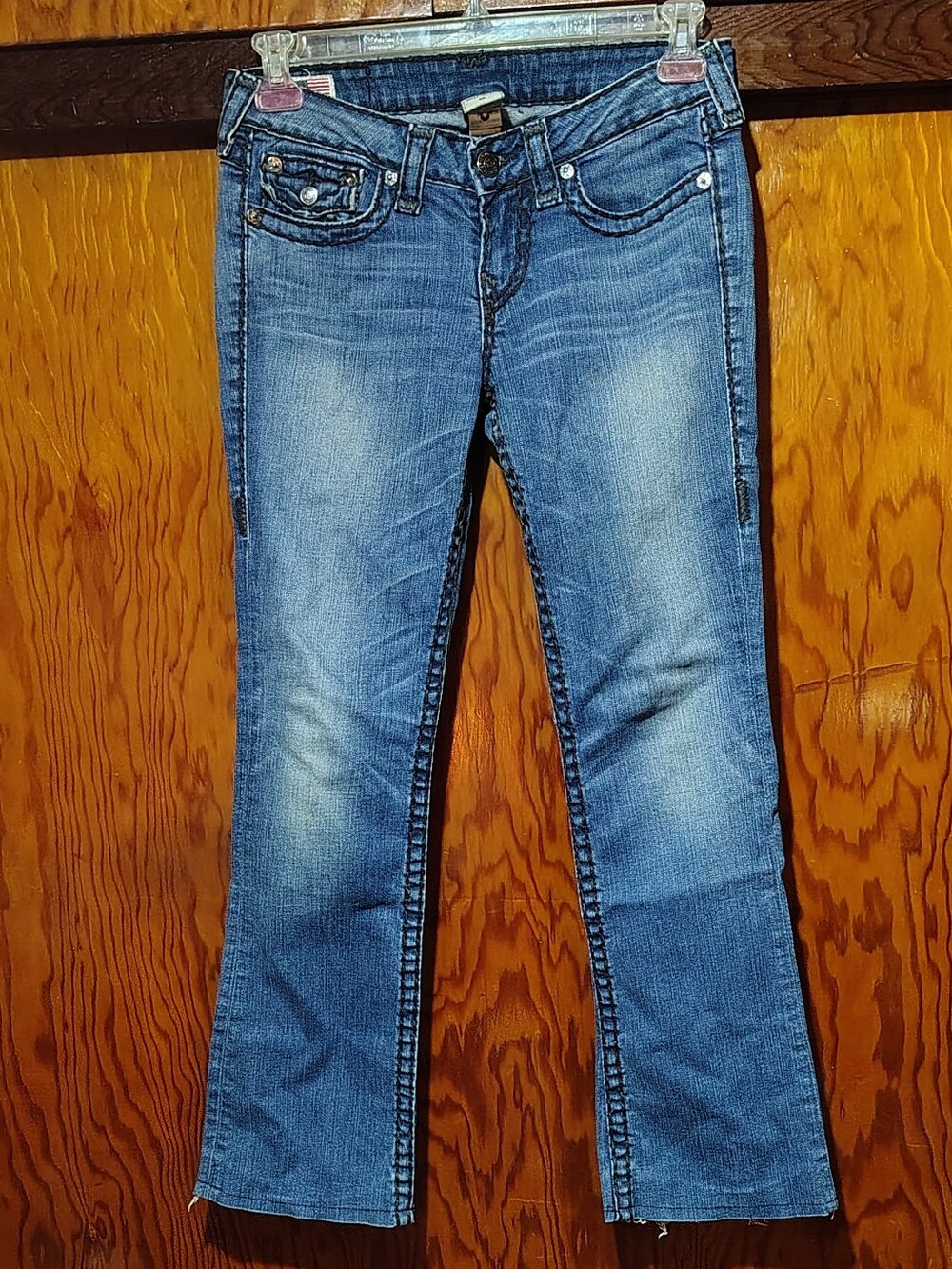 Women's True Religion Becky Super T Bootcut Jeans Size 28 - Classic Mid Wash